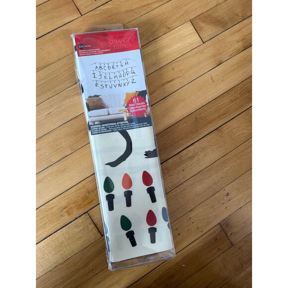 NWT Stranger Things Lights Wall Decal Set - Picture 1 of 5